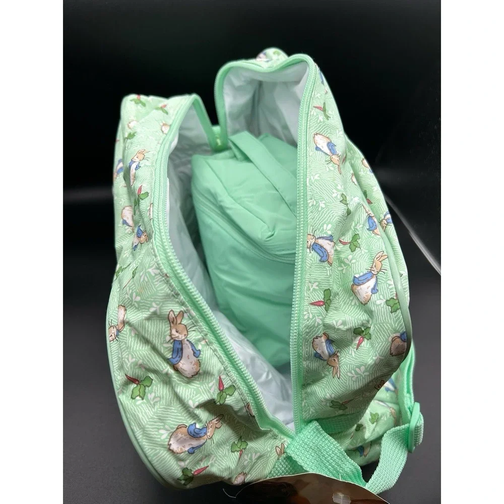VTG NWT Peter Rabbit Beatrix Potter Enfamil Diaper Bag Unisex Mint Green Vinyl